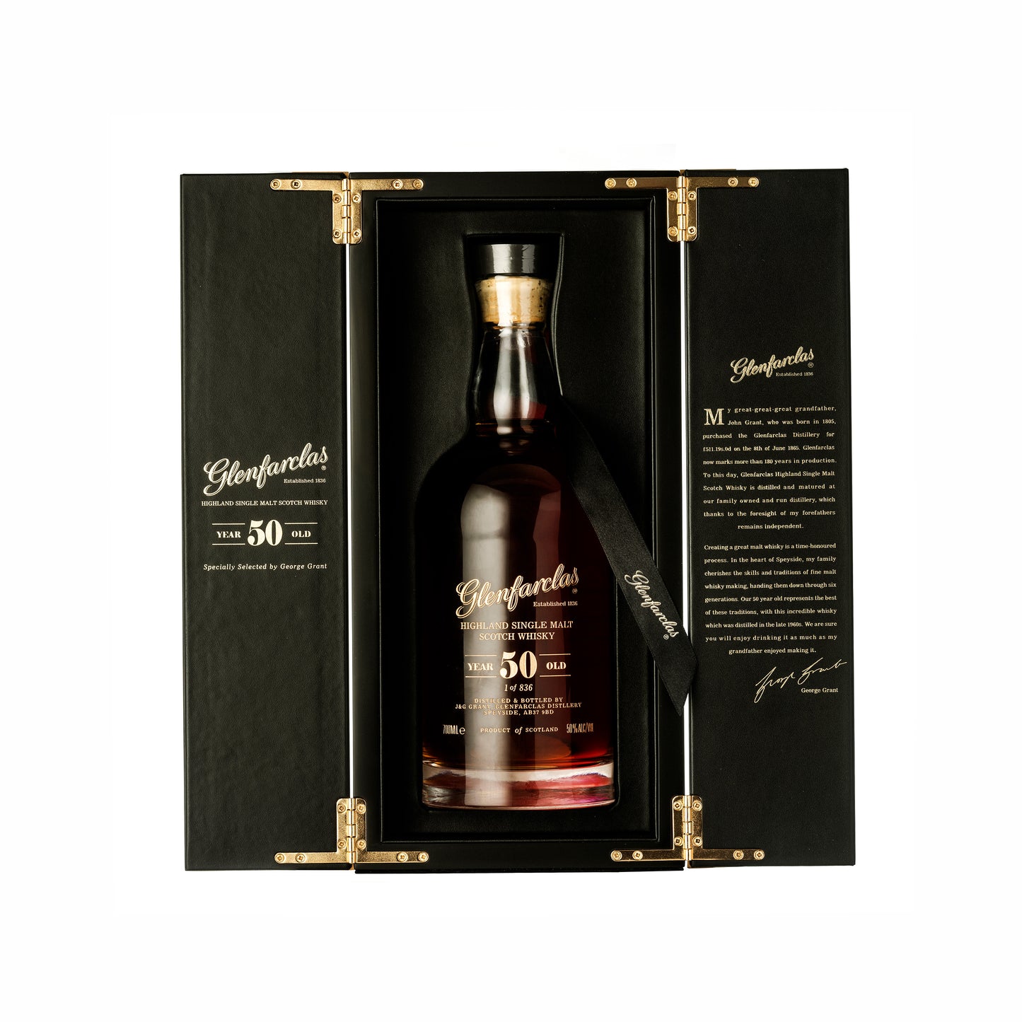 Glenfarclas 50 Year Old Single Malt Scotch Whisky 700ml