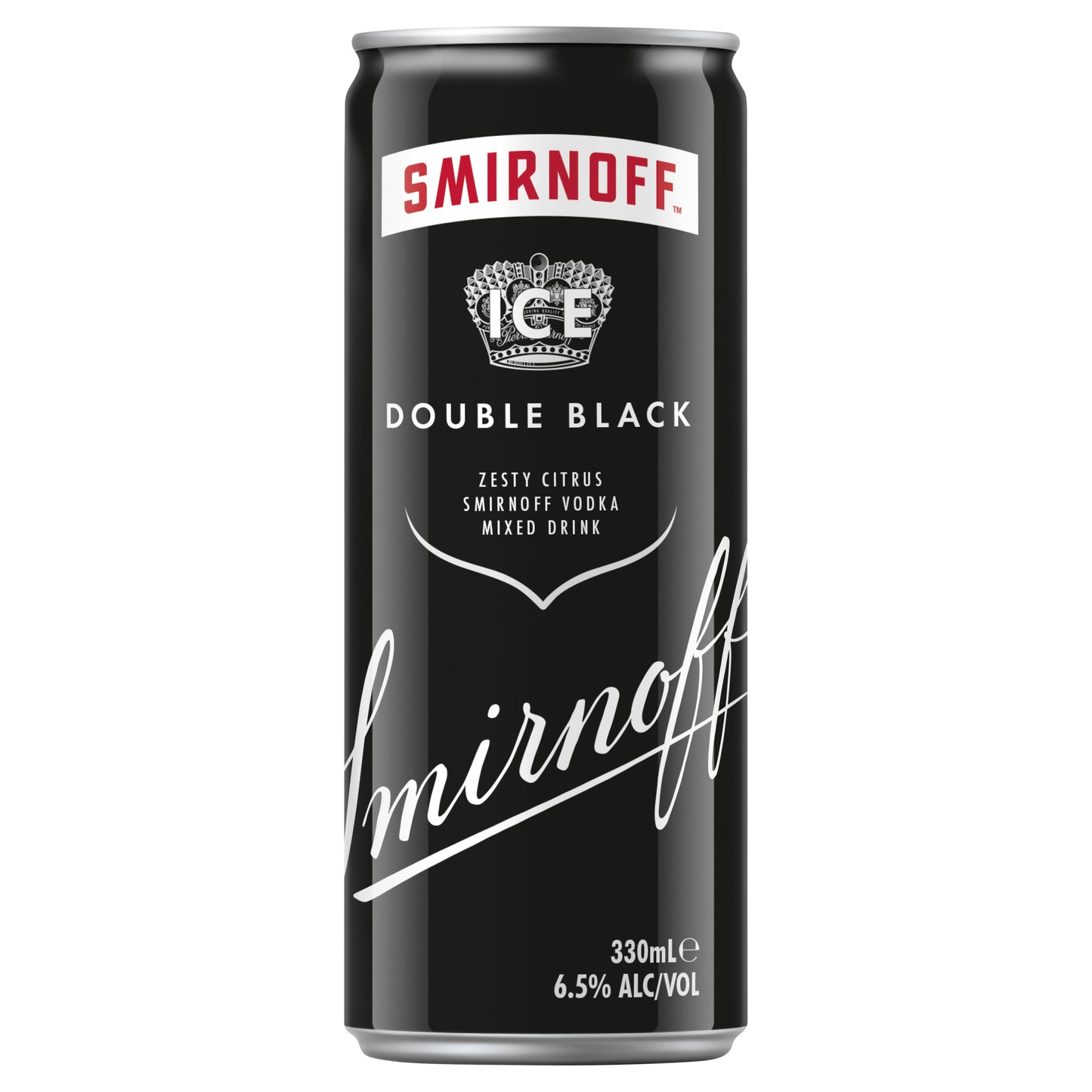 Smirnoff Ice Double Black Vodka 6.5% Cans 330ml - Boozeit.com.au