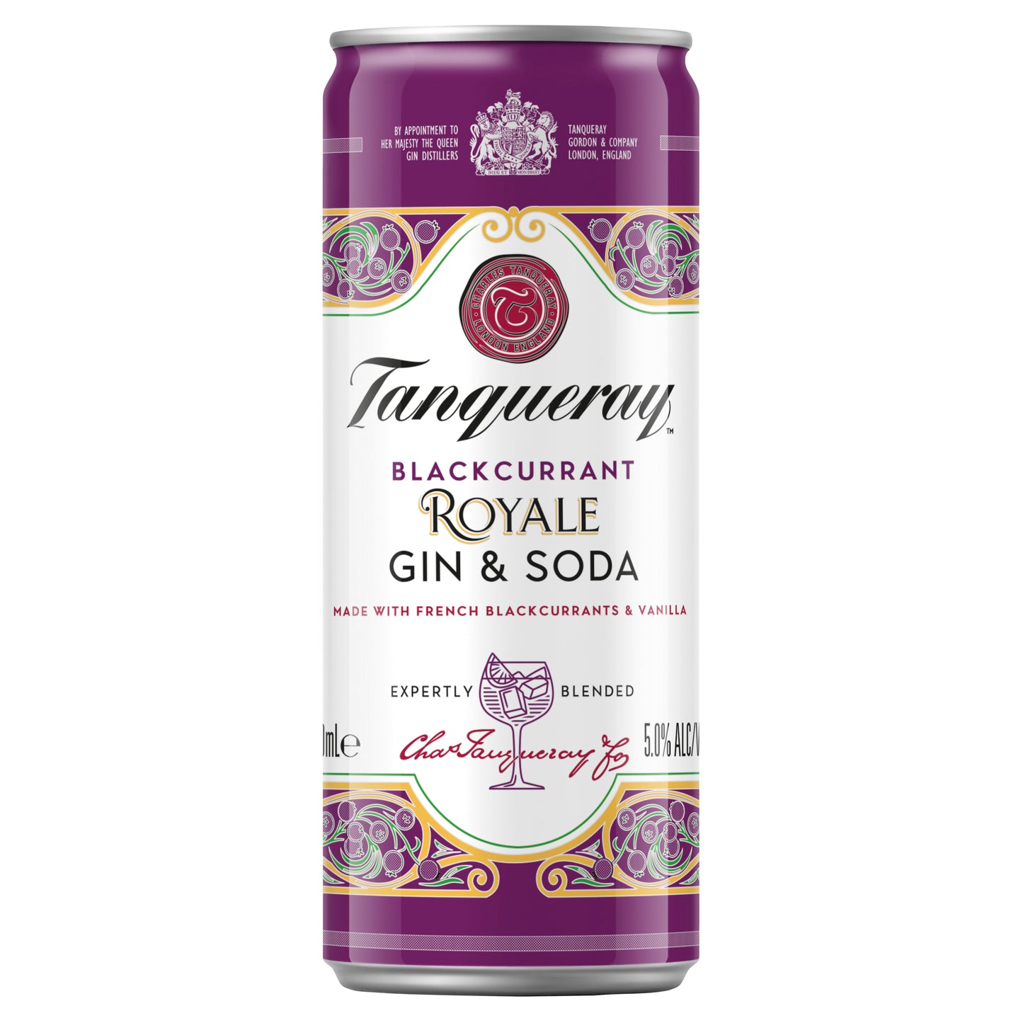 Tanqueray Royale Gin & Soda Cans 250ml