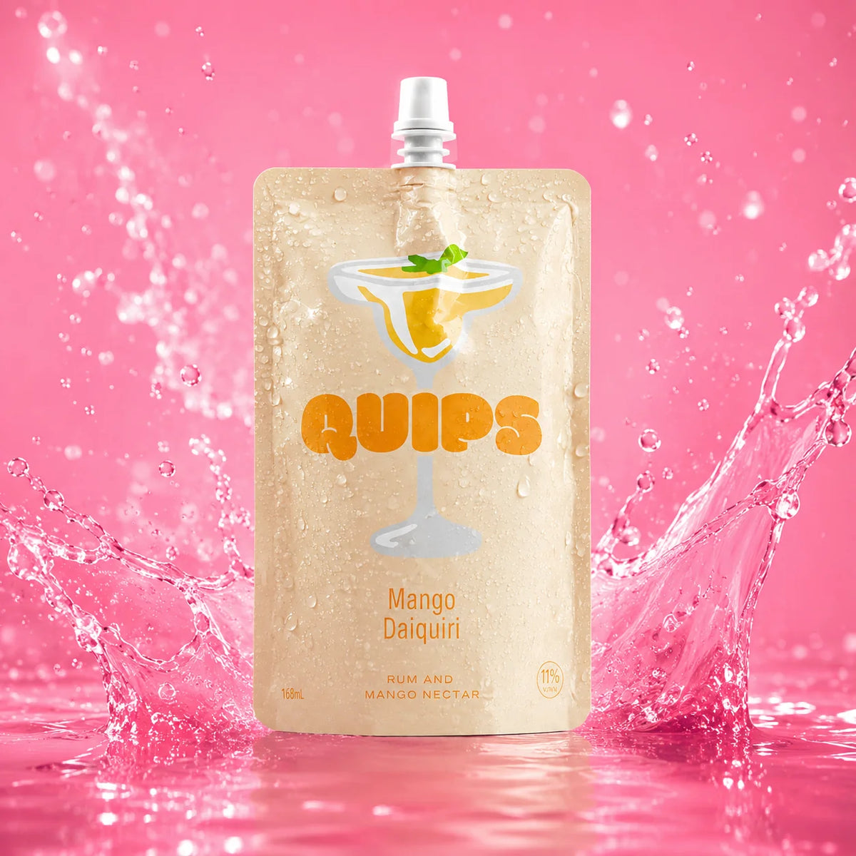 Quips Mango Daiquiri Cocktail Pouch 168ml