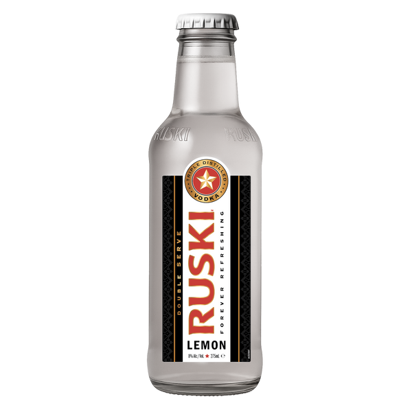 Ruski Lemon 8% Bottles 275ml – Boozeit.com.au