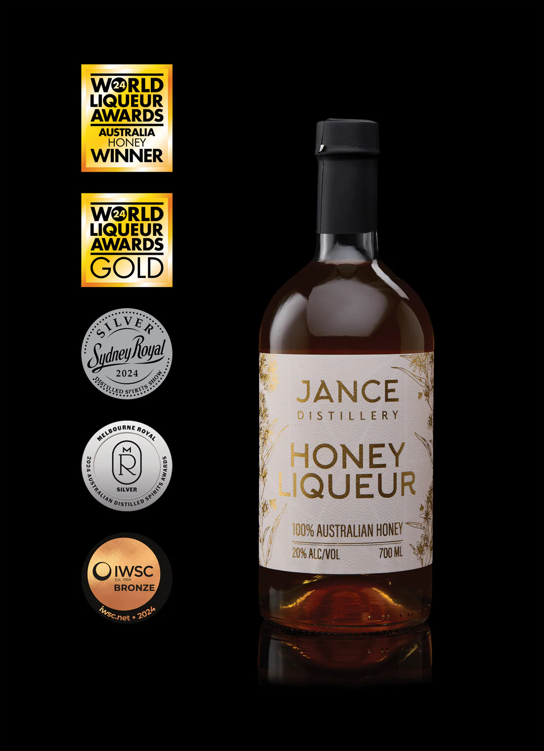 Jance Distillery Honey Liqueur 700ml