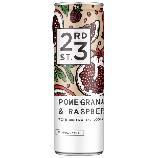 23rd Street Distillery Pomegranate & Raspberry With Australian Vodka 300ml