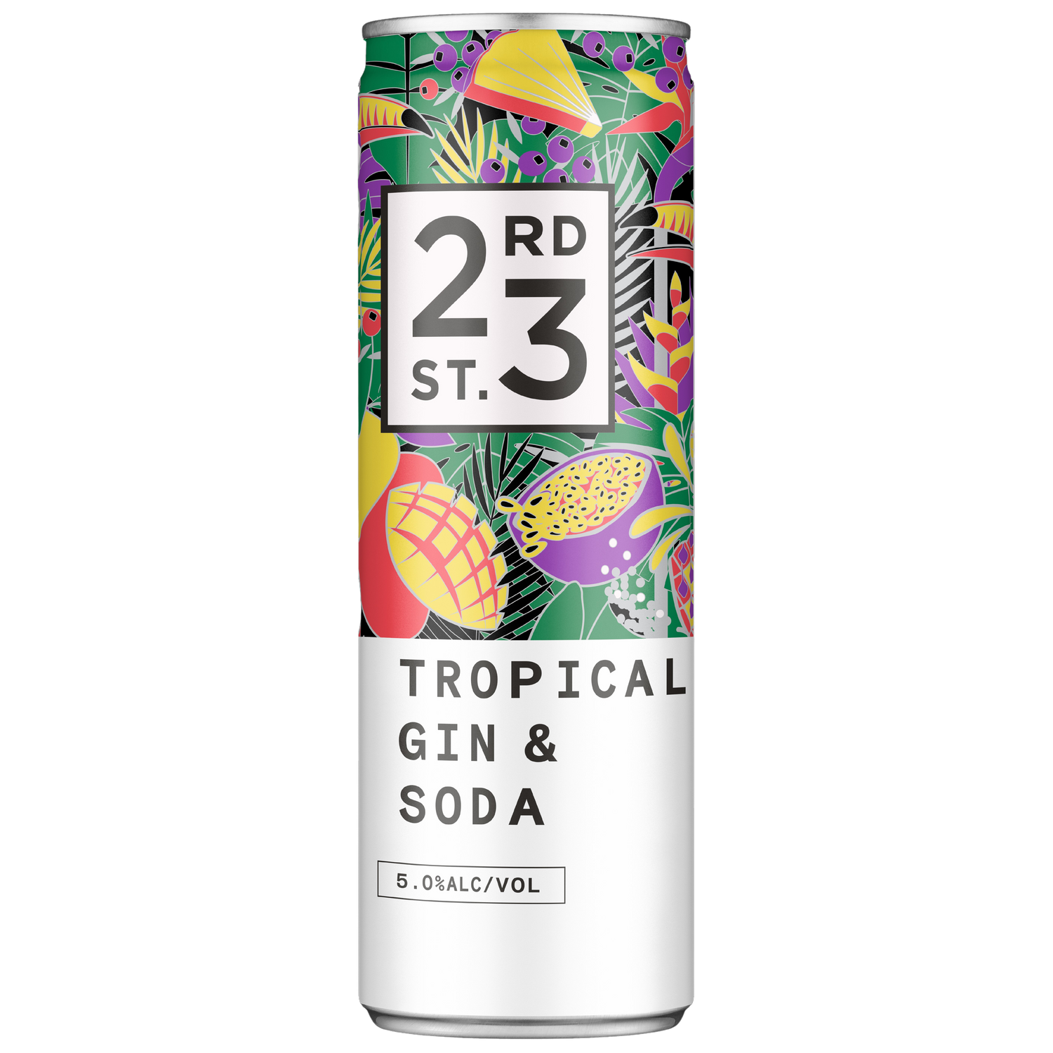 23rd Street Distillery Tropical Gin & Soda Cans 300ml - Boozeit.com.au