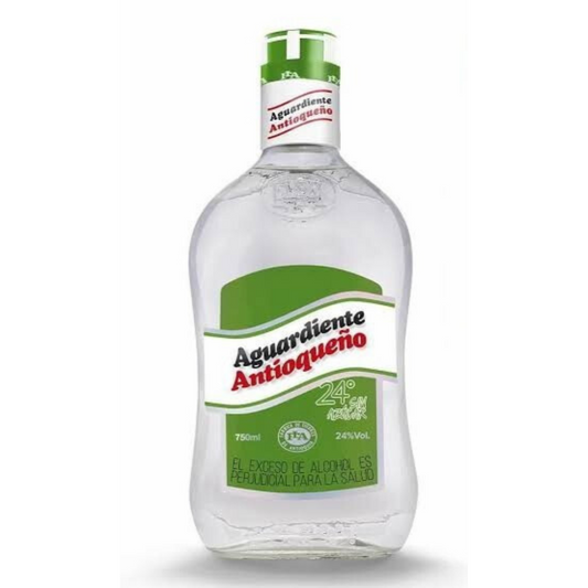 Aguardiente Antioqueno Sin Azucar 24 Degrees 750ml