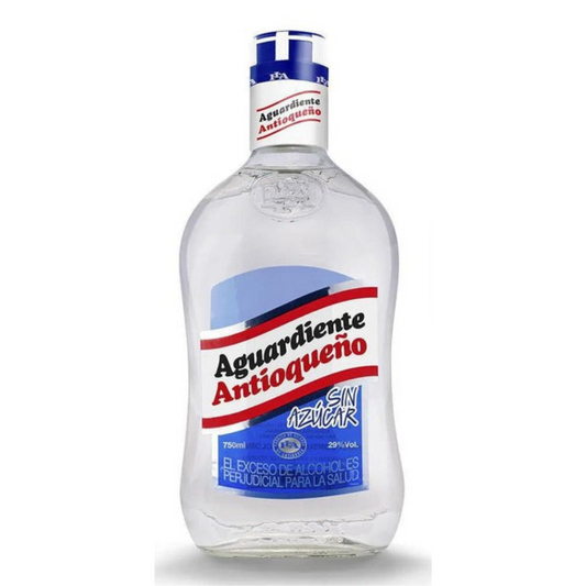 Aguardiente Antioqueno Sin Azucar Blue Sugar-Free 750ml