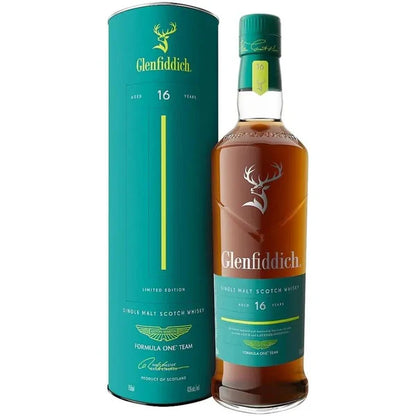 Glenfiddich 16 Year Old F1 Aston Martin Single Malt Scotch Whisky 700ml