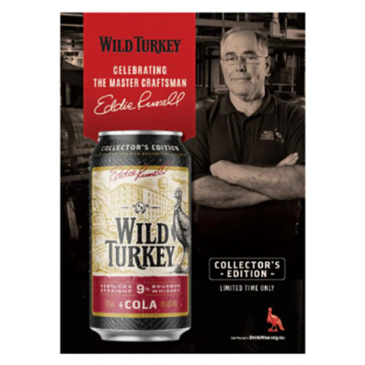 Wild Turkey Heritage 9% 2025 Bourbon & Cola Cans 375ml