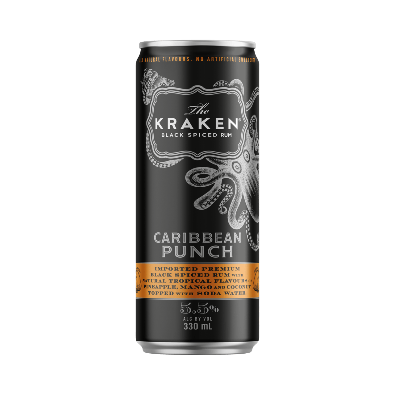 The Kraken Black Spiced Carribean Punch Cans 330ml