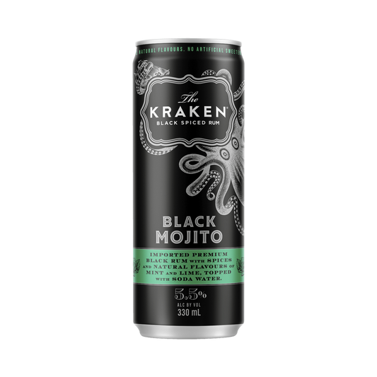 The Kraken Black Spiced Black Mojito Cans 330ml