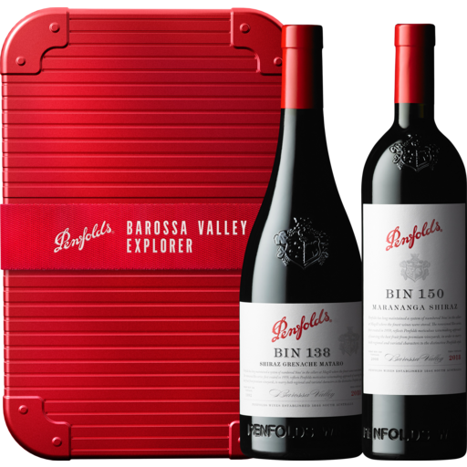 Penfolds Limited Release 2018 Dual Bin150 Shiraz & Bin138 Shiraz Grenache Mataro Giftbox