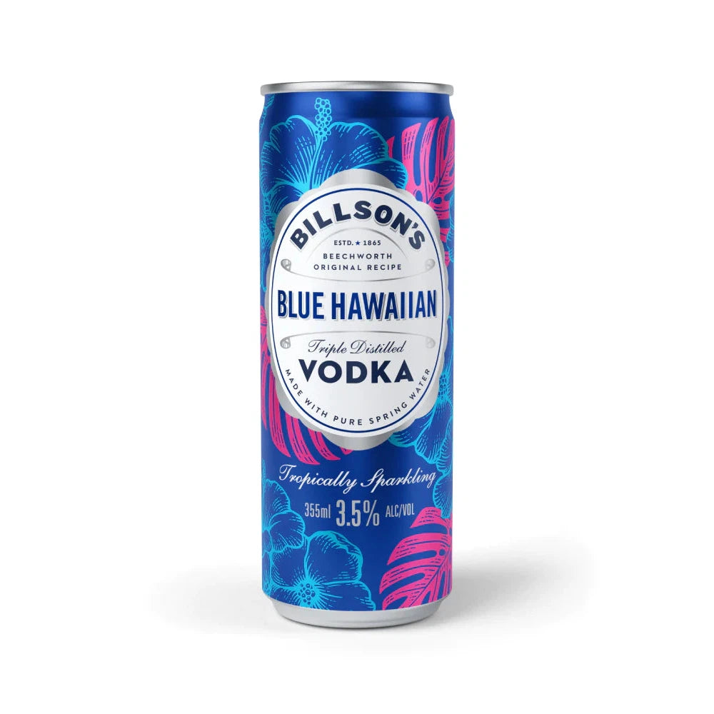 Billson's Vodka Blue Hawaiian 355ml