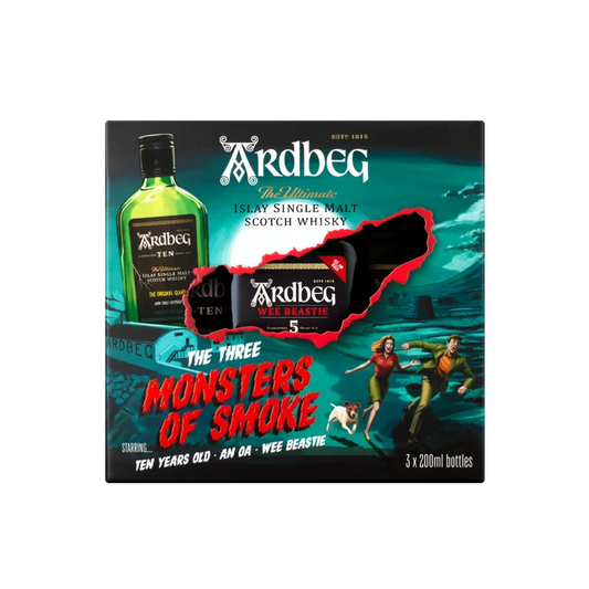 Ardbeg Distillery Monsters Of Smoke Trio Pack Single Malt Scotch Whisky 3x200ml
