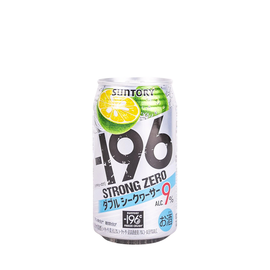 Suntory Strong 9% Zero -196 Double Lime Cans 350ml