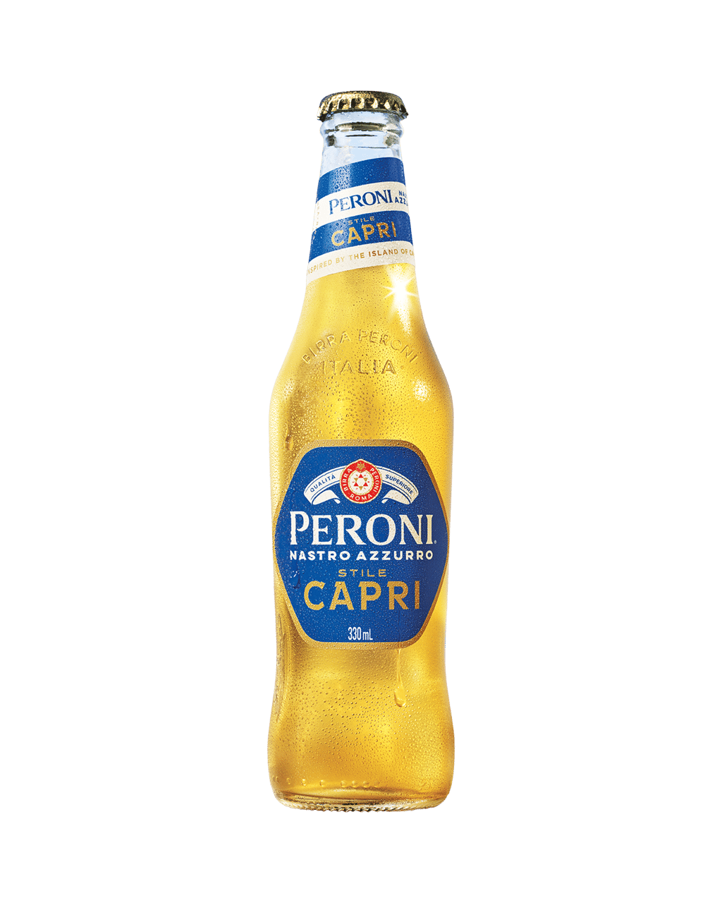 Peroni Nastro Azzurro Stile Capri Bottles 330ml