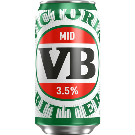Victoria Bitter Mid 3.5% Cans 375ml