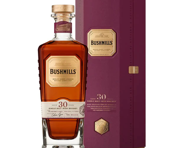 Bushmills 30 Year Old Single Malt Irish Whiskey 700ml