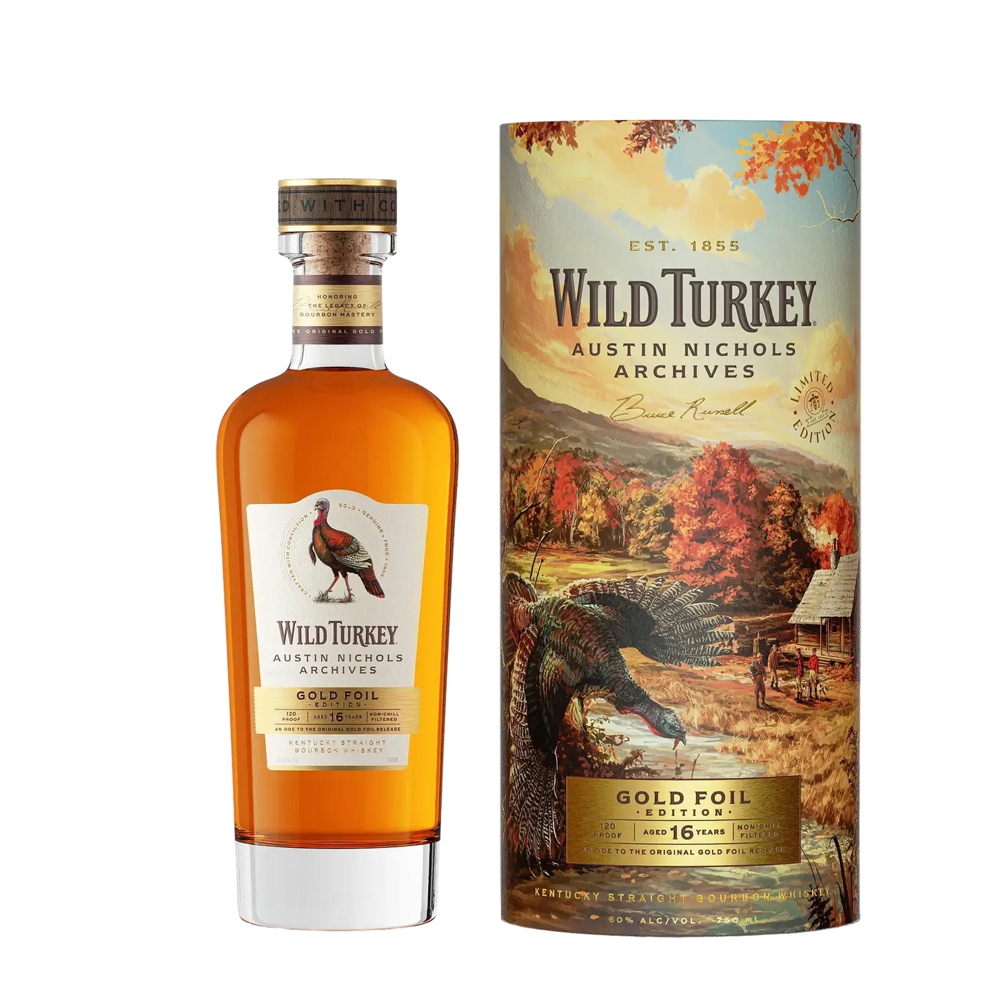 Wild Turkey Austin Nichols Archives Gold Foil Limited Edition 750ml