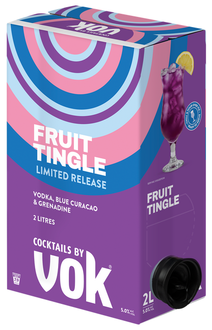 Vok Cocktails Fruit Tingle 2L