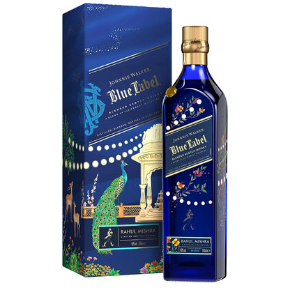 Johnnie Walker Blue Label Diwali Rahul Mishra Blended Scotch Whisky 700ml