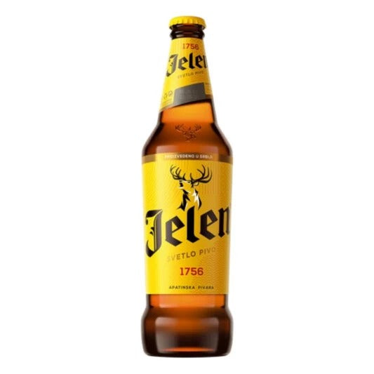 Jelen Pivo Serbian Pale Lager Bottles 330ml