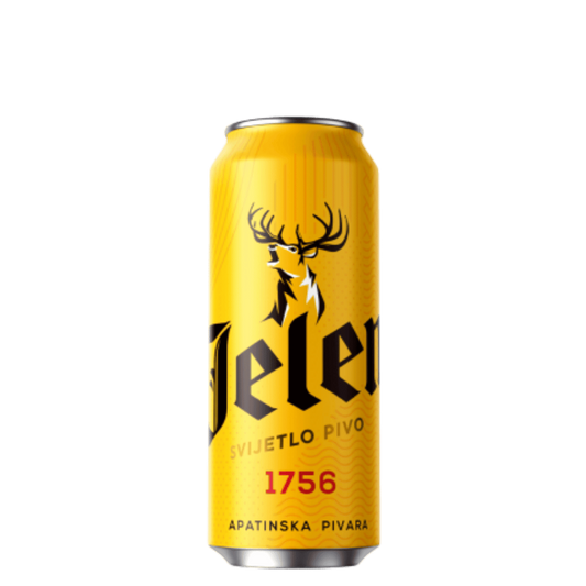 Jelen Pivo Serbian Pale Lager Cans 500ml - Boozeit.com.au