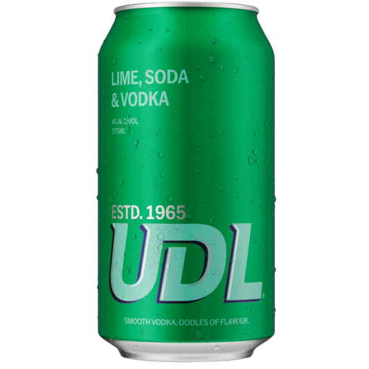 UDL Lime, Soda & Vodka Cans 375ml