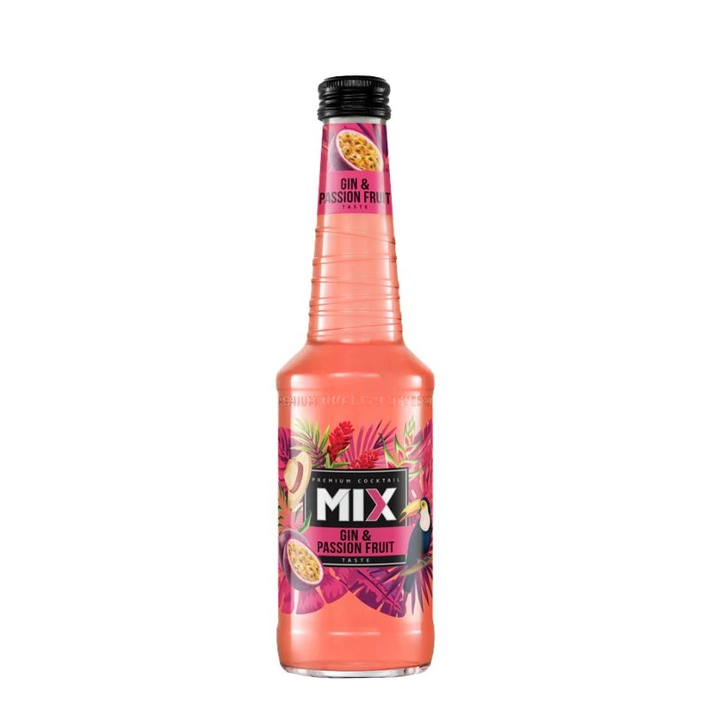 MIX Gin & Passion Fruit Premium Cocktail Bottles 330ml