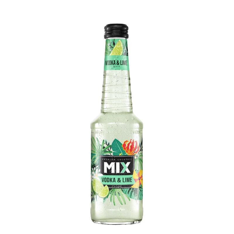 MIX Vodka & Lime Premium Cocktail Bottles 330ml