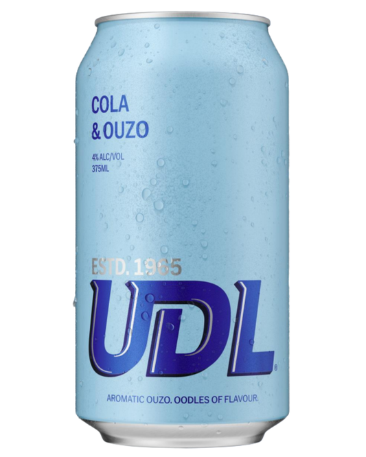 UDL Cola & Ouzo Cans