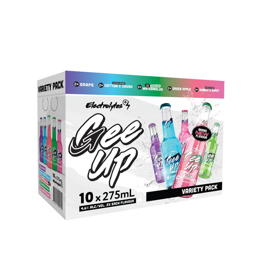 Gee Up Vodka Mixed 10 Pack Bottles 275ml