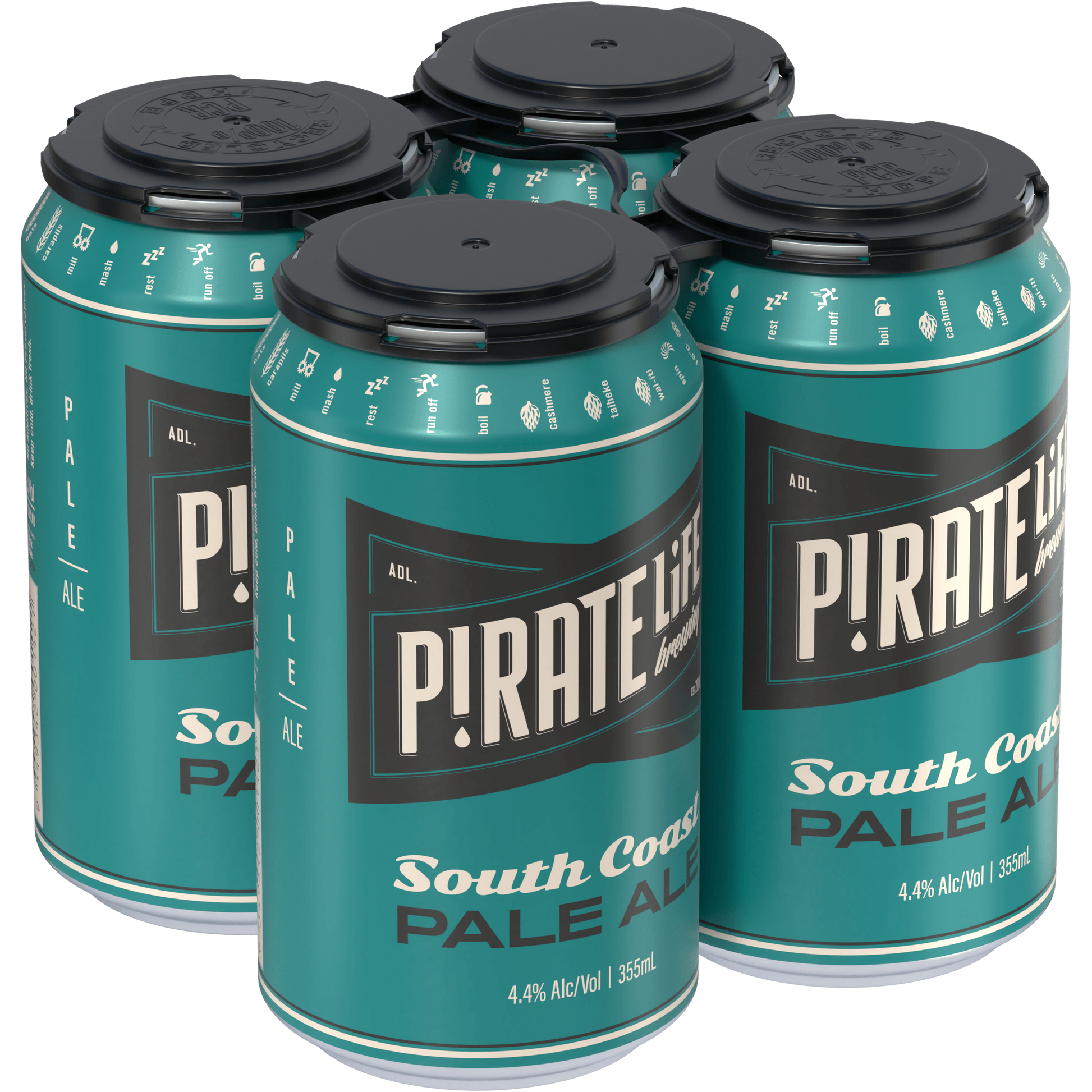Pirate Life Brewing South Coast Pale Ale 355ml - Boozeit.com.au