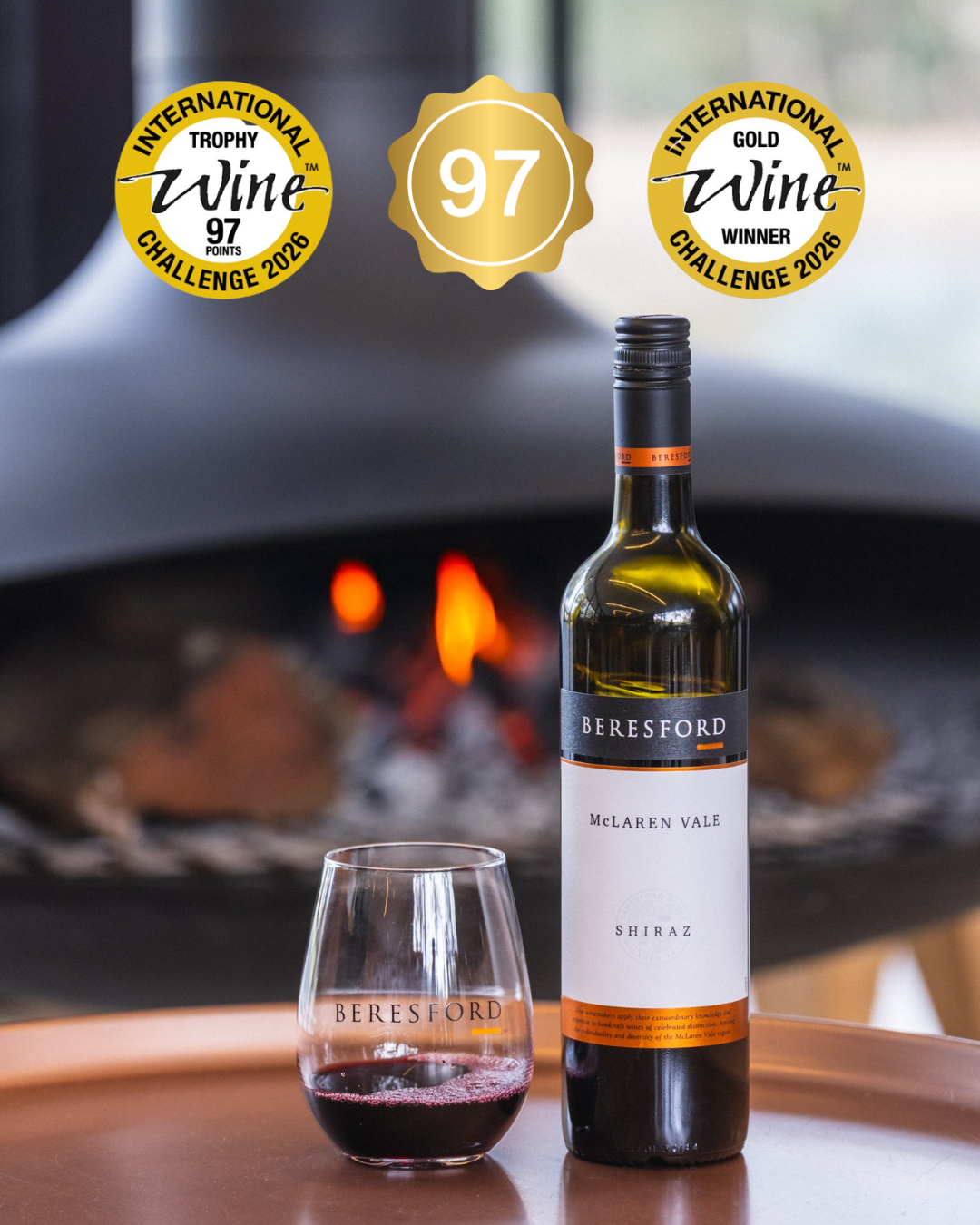 Beresford Classic Shiraz 2023 IWC World's Best Shiraz - Boozeit.com.au