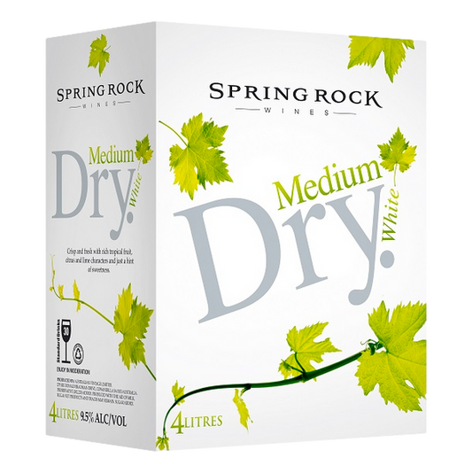Spring Rock Medium Dry White Cask 4L