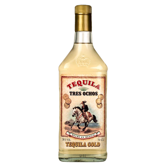 Tres Ochos Gold Tequila 700ml - Boozeit.com.au