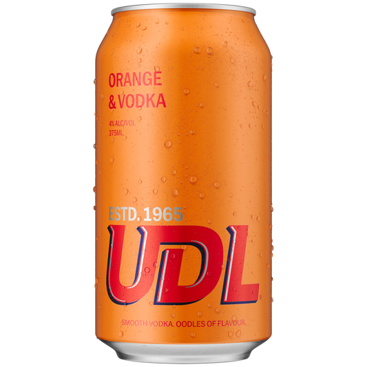 UDL Orange & Vodka Cans 375ml