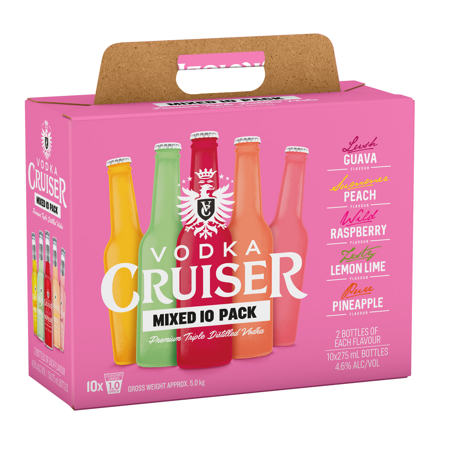 Vodka Cruiser Mixed 10 Pack 275ml