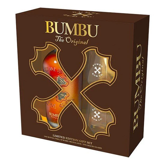 Bumbu Rum The Original & 2 Glasses Gift Pack 700ml