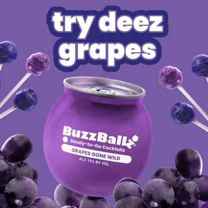 Buzzballz Grape Gone Wild Cocktail 200ml