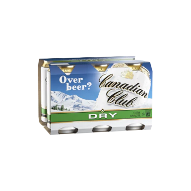 Canadian Club & Dry Cans 375ml - Boozeit.com.au