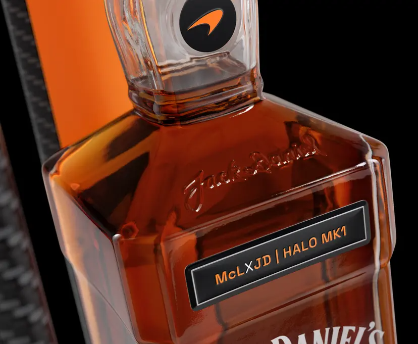 Jack Daniel's x McLaren Halo MK1 Limited Edition 2026 Cask Strength Tennessee Whiskey 1L