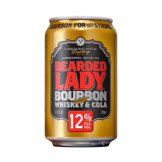 Bearded Lady Bourbon Whiskey & Cola 12% 330ml