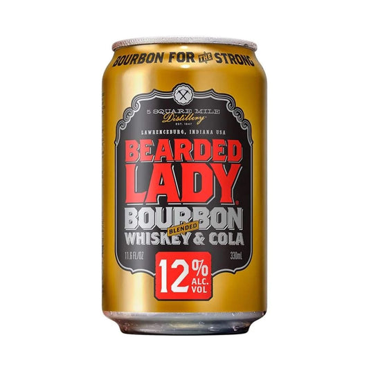 Bearded Lady Bourbon Whiskey & Cola 12% Cans  330ml