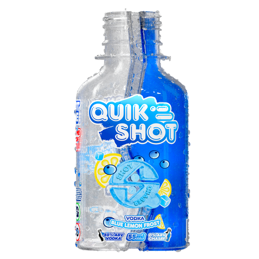 QUIKSHOT Blue Lemon Frost Shot + Chaser 55ml