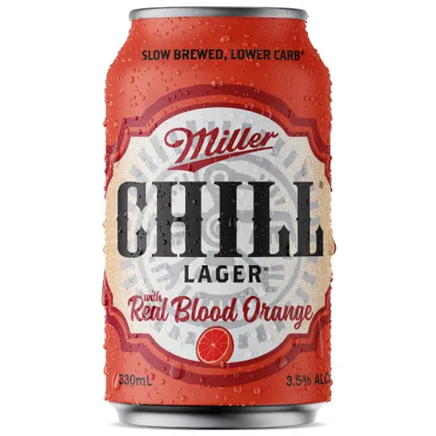 Miller Chill Blood Orange Cans 330ml
