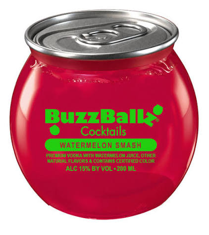 BuzzBallz Watermelon Smash Cocktail 200ml