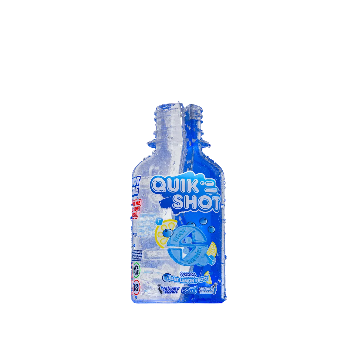 QUIKSHOT Blue Lemon Frost Shot + Chaser 55ml