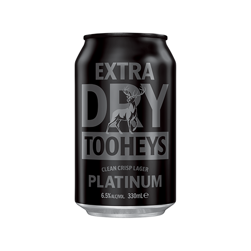 Tooheys Extra Dry Platinum Cans 375ml