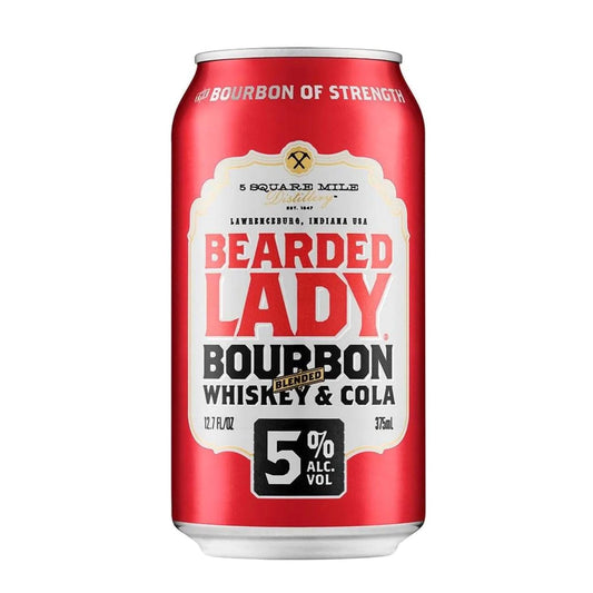 Bearded Lady Bourbon Whiskey & Cola 5% Cans  375ml