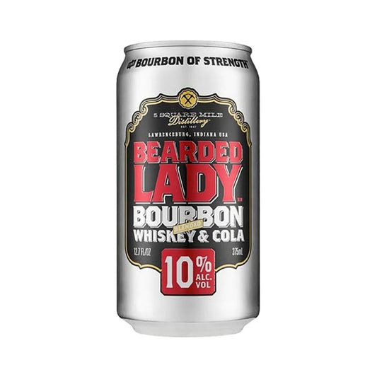 Bearded Lady Bourbon Whiskey & Cola 10% Cans 375ml